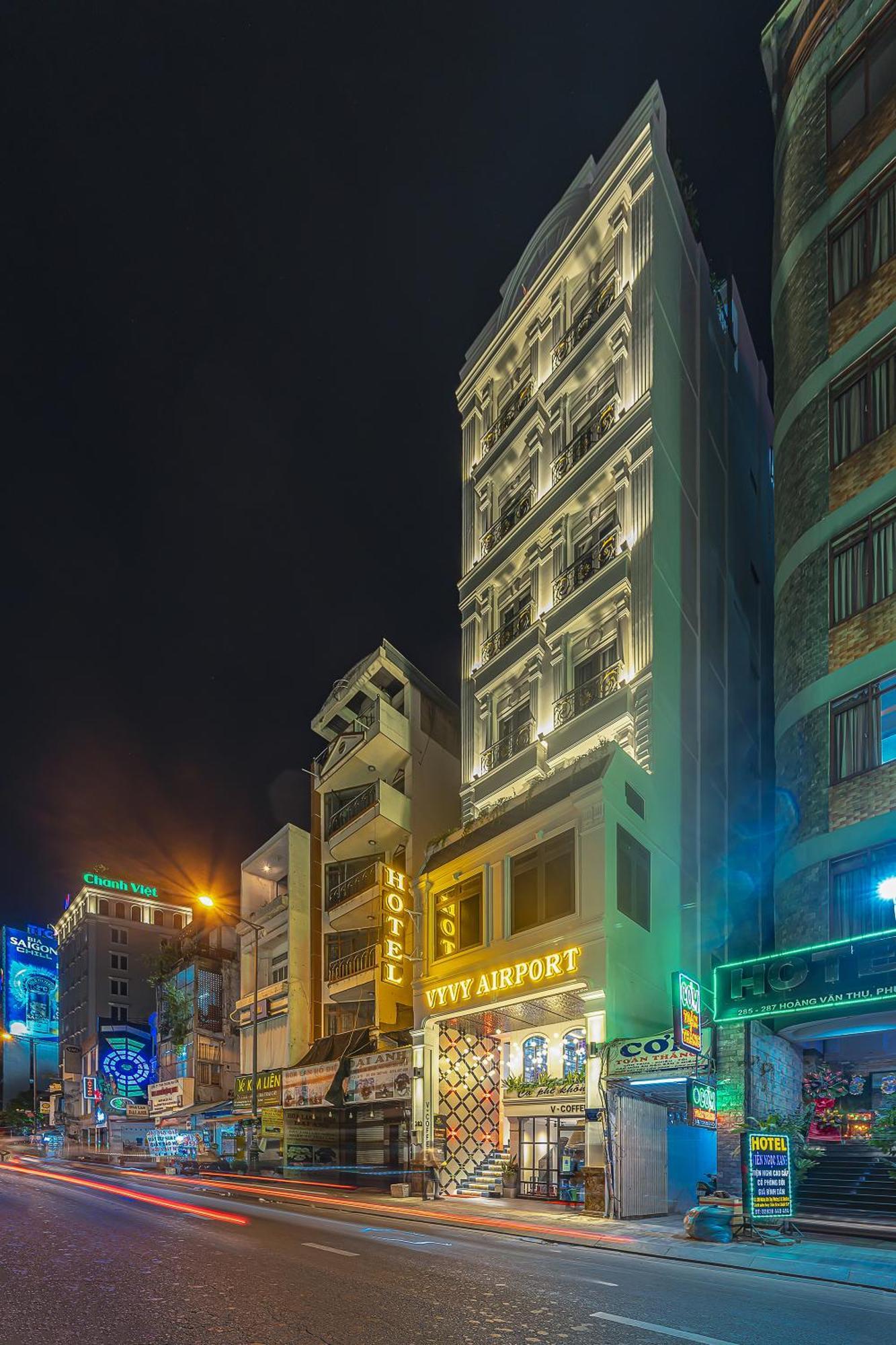 Collection O Vyvy Airport Hotel Ho-Chi-Minh-Stadt Exterior foto